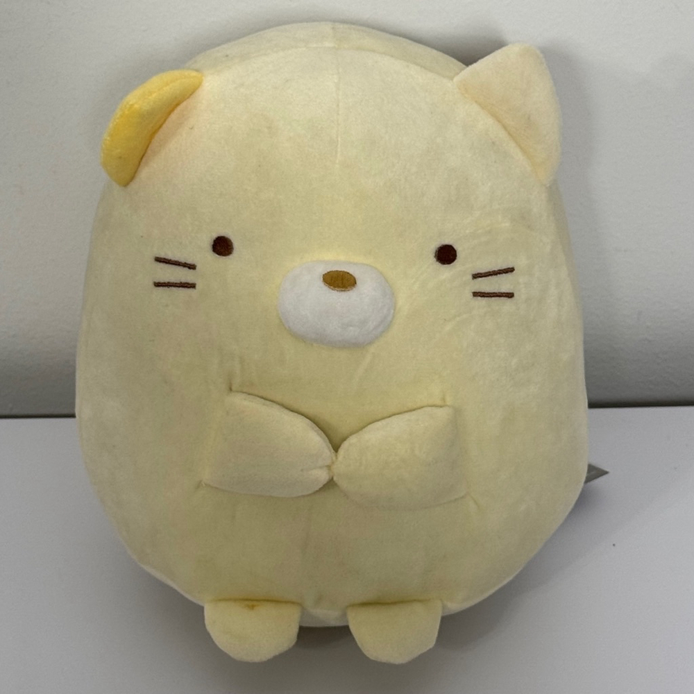 Sumikko Gurashi Yellow Kitty Cat Plush 9"